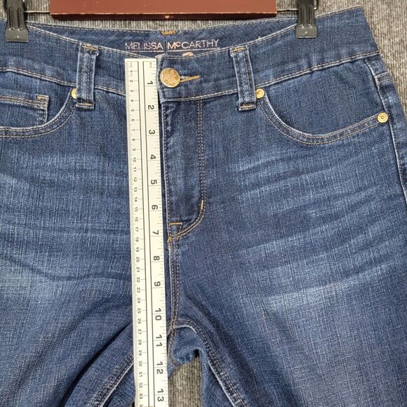 Melissa McCarthy Seven7 Jeans Womens 12 Blue Skinny Slimming Silhouette System - Picture 4 of 16